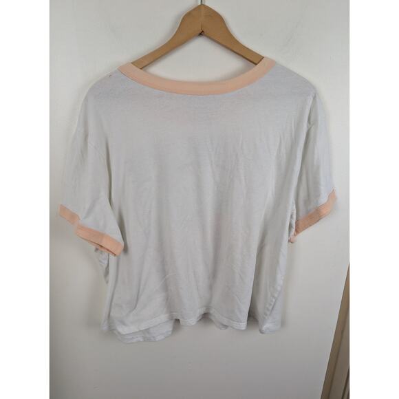 Wound Up Women's Plus Size 2x Joshua Tree T-shirt Ring Neck Crop *See Desc* - Picture 3 of 6